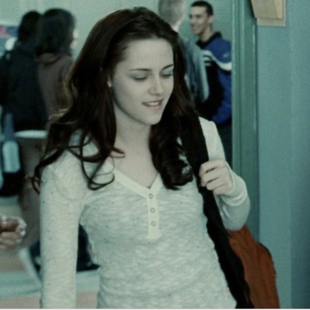 Bella Swan Curious Gypsy Thermal Hoodie Blue Alt